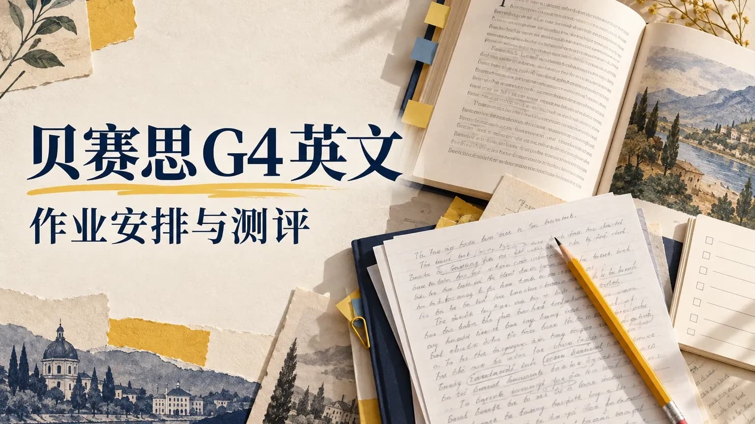 贝赛思G4英文学什么:作业安排、测验与评分示例
